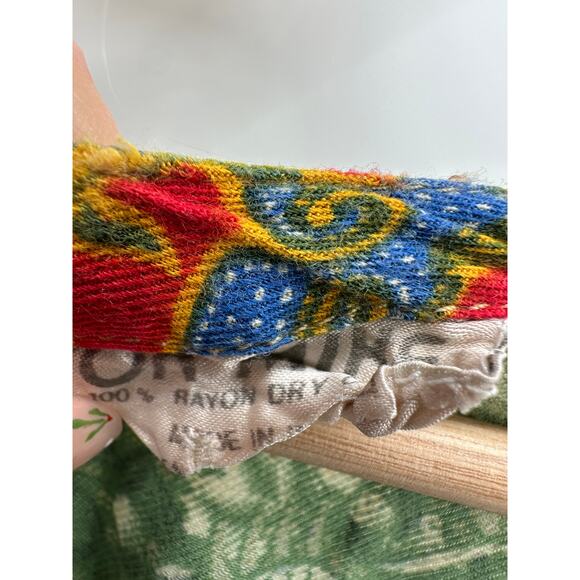 Ok Mike Womens Midi Dress Size OS Patchwork Boho Pockets Gypsy Hippie - Picture 4 of 8